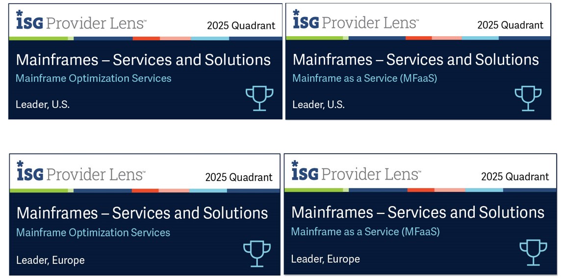 ISG names DXC mainframe services and solutions leaders badges | DXC Technology