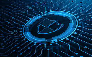 Image of a digital shield, symbolizing a data-centric approach to cybersecurity, highlighting methods to safeguard valuable data while ensuring accessibility for employees, customers, and partners, Cybersecurity | DXC Technology Insights