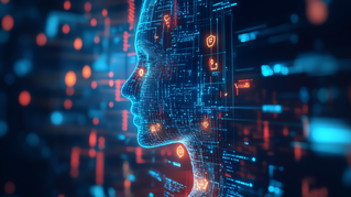 AI-human interaction on laptop, Modernization as a service | DXC Technology